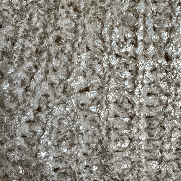 Chico's foiled penny pullover crew neck sweater sz 1 or S - Picture 4 of 7